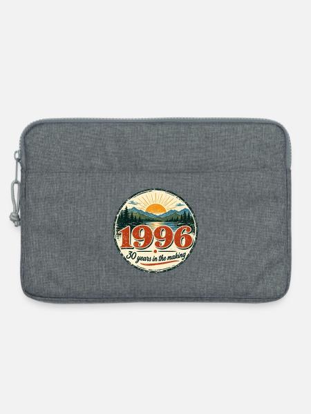 1996 Jubiläum oder Geburtstag: 30 Jahre, 1996 Jahr - Laptoptasche 13" - Grau meliert