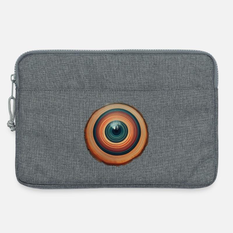 Das Auge eines Baumes - Laptoptasche 13" - Grau meliert