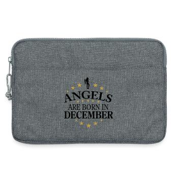 Angels December - Laptoptasche 13" - Grau meliert - Vorne