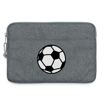 Fußball - Laptoptasche 13" - Grau meliert - Vorne