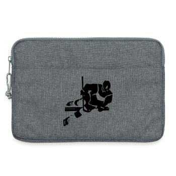 Eishockey - Laptoptasche 13" - Grau meliert - Vorne