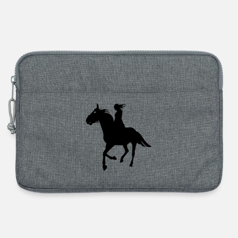 Ausreiten - Laptoptasche 13" - Grau meliert