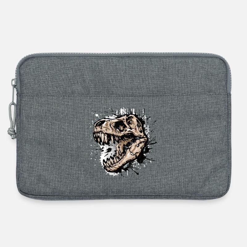 Trex / T-Rex Dinosaurier  - Laptoptasche 13" - Grau meliert