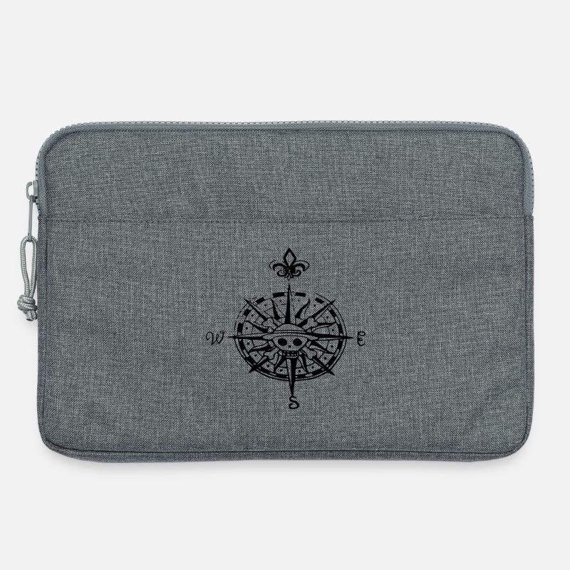 op compas Kompass - Laptoptasche 13" - Grau meliert