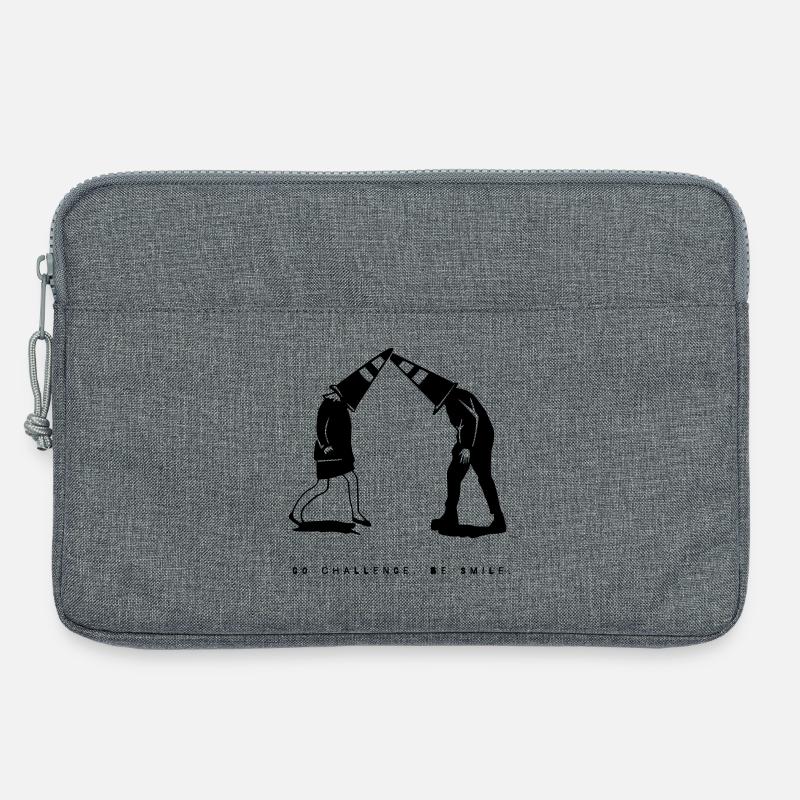 Bleib albern | WARUM NICHT - Laptoptasche 13" - Grau meliert