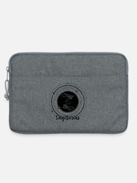 Schütze-Tierkreis - Laptoptasche 13" - Grau meliert