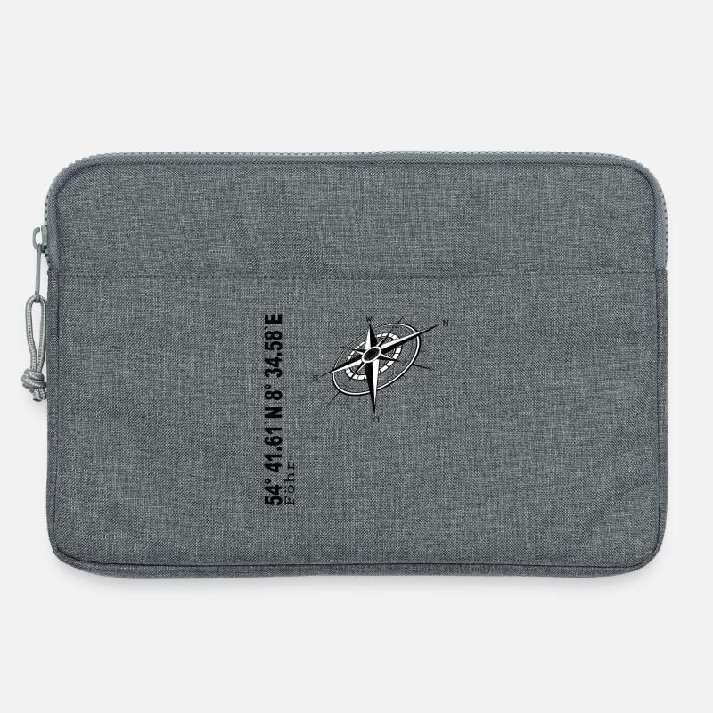 Föhr - Laptoptasche 13" - Grau meliert