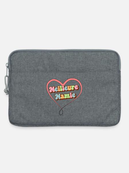 Beste Oma - Laptoptasche 13" - Grau meliert