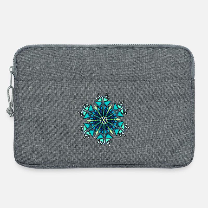 Schneeflocke - Laptoptasche 13" - Grau meliert