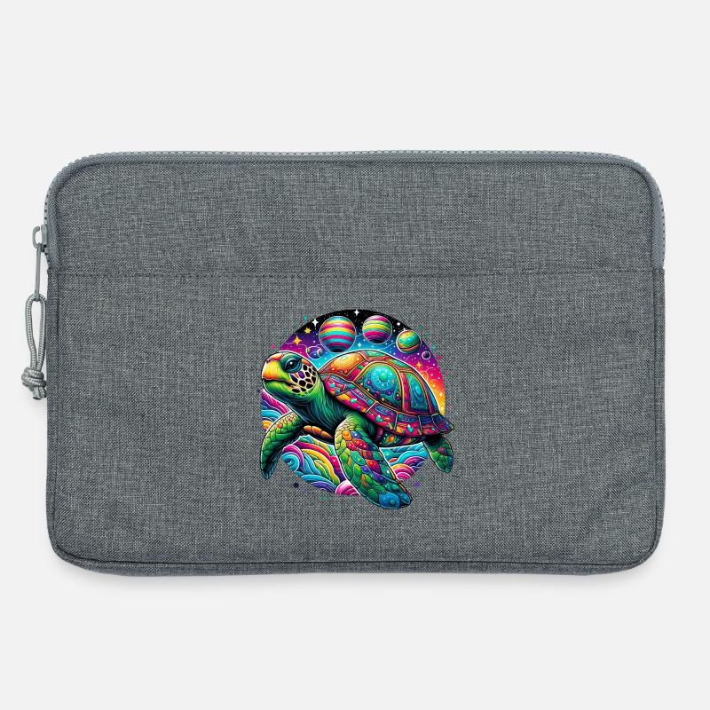 Schildkröte - Laptoptasche 13" - Grau meliert