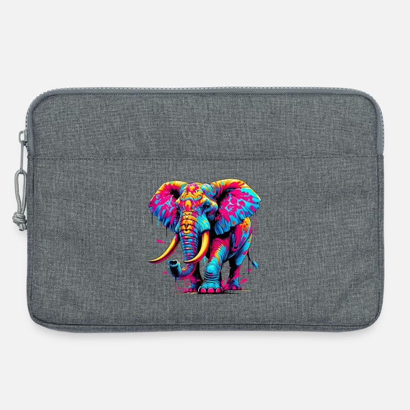 Elefant - Laptoptasche 13" - Grau meliert