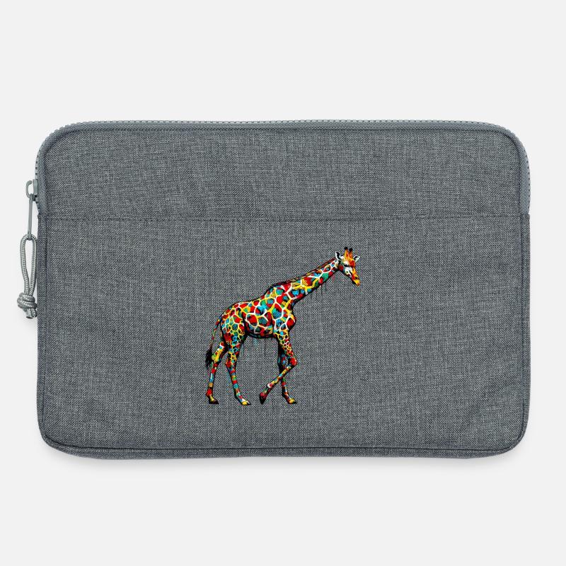 Giraffe - Laptop bag 13" - heather grey