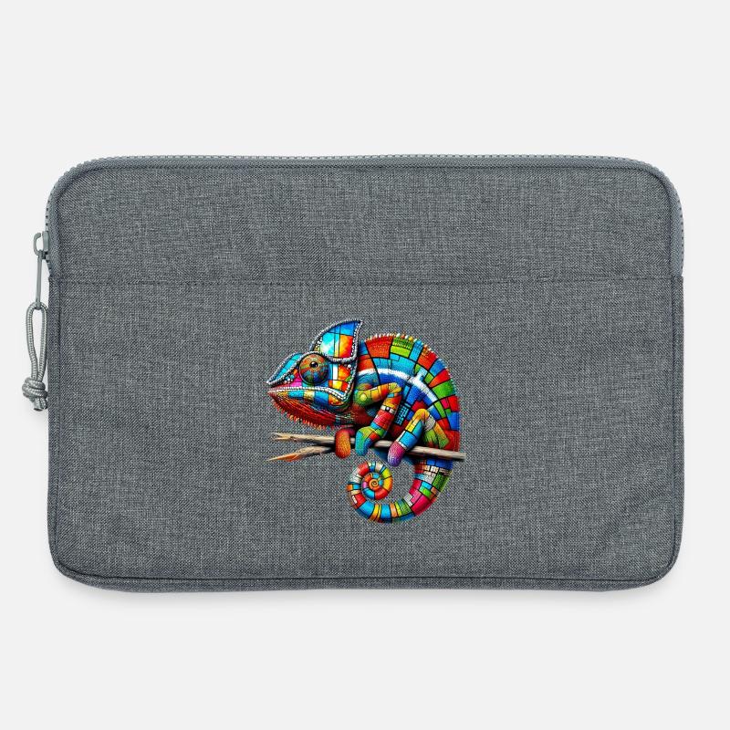 Chamäleon Mondrian - Laptoptasche 13" - Grau meliert