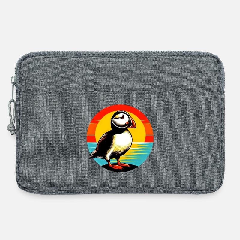 Atlantischer Papageientaucher - Laptoptasche 13" - Grau meliert