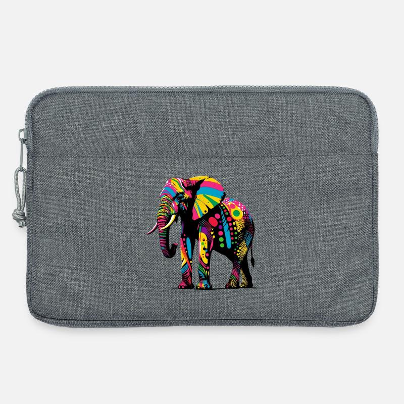 Elefant - Laptoptasche 13" - Grau meliert