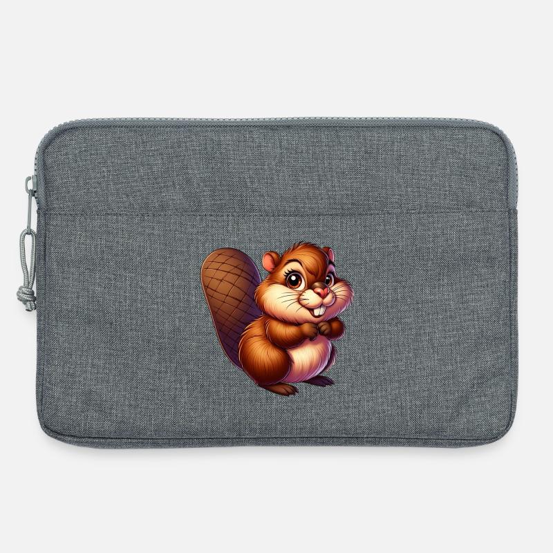Bieber - Laptoptasche 13" - Grau meliert