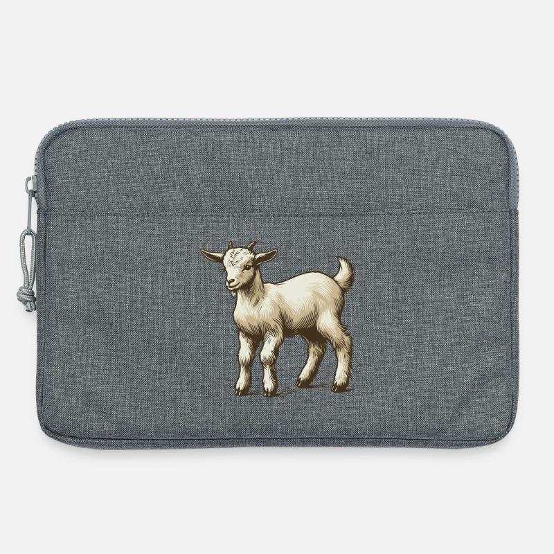 Zicklein - Laptoptasche 13" - Grau meliert