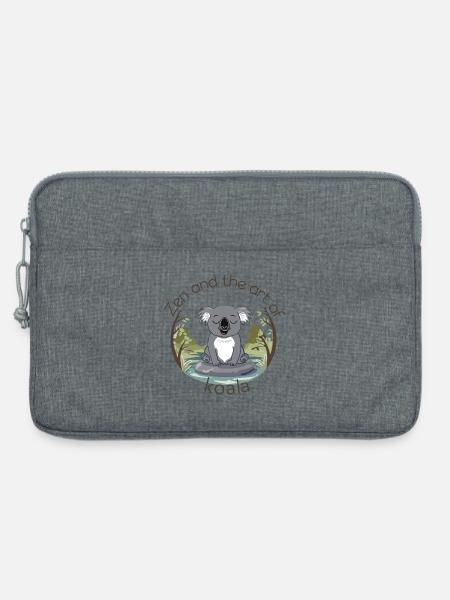 The Art Of Koala - Koala Zen - Laptoptasche 13" - Grau meliert