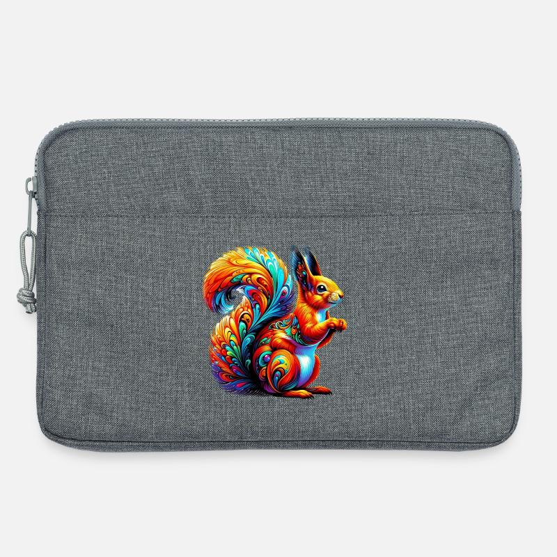 Eichhörnchen - Laptoptasche 13" - Grau meliert