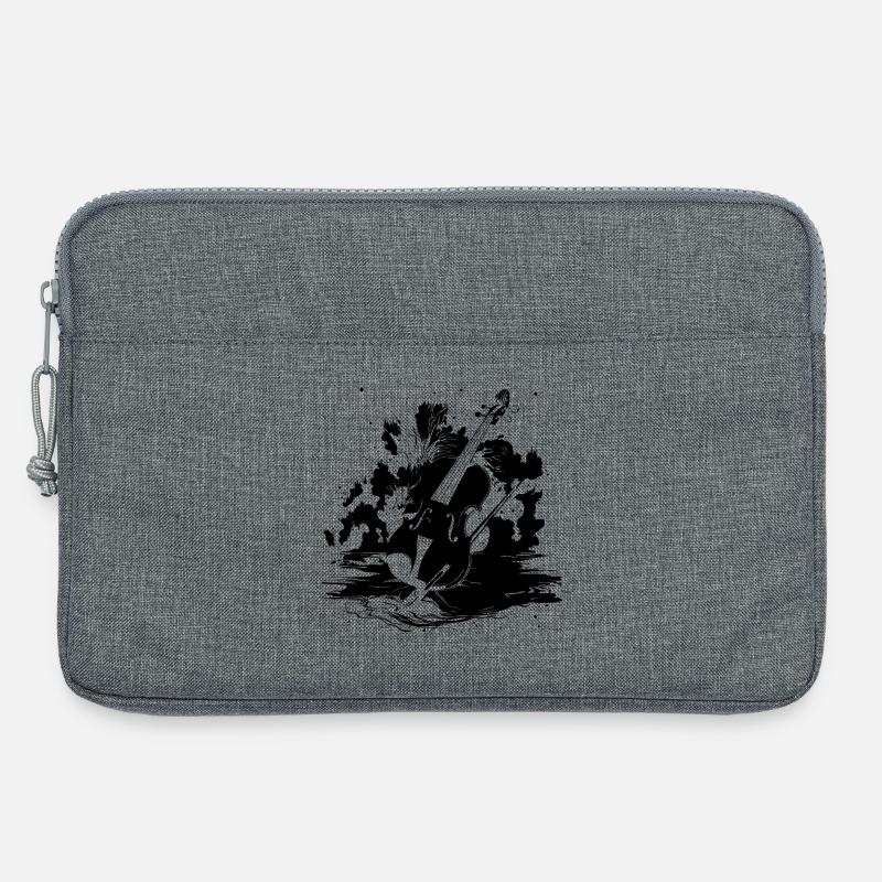 Geige - Laptoptasche 13" - Grau meliert