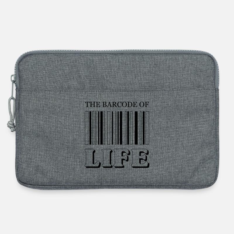 The Barcode of Life / Der Strichcode des Lebens - Laptoptasche 13" - Grau meliert