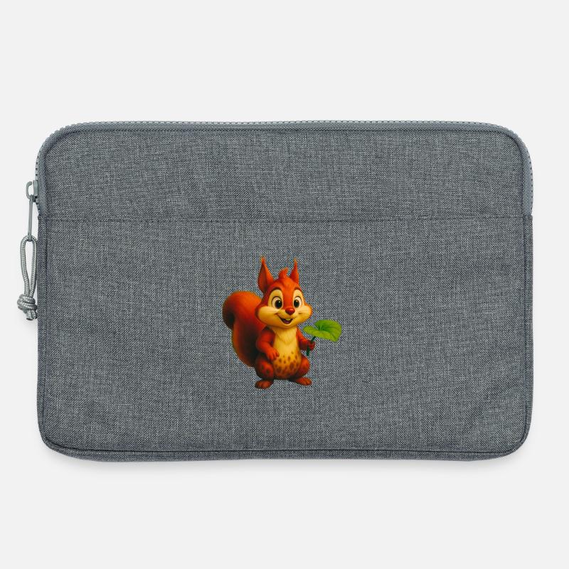 Eichhörnchen - Laptoptasche 13" - Grau meliert