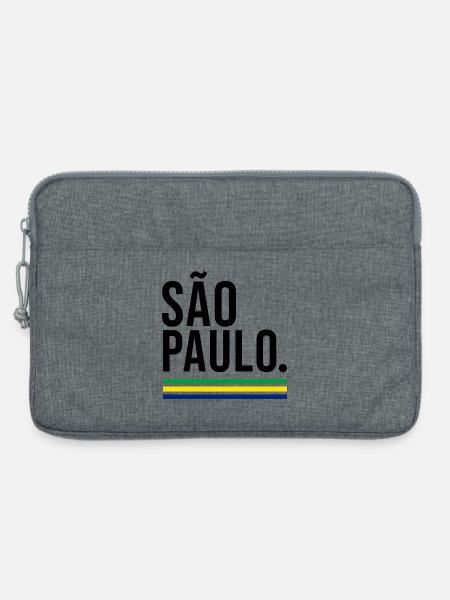 SÃO PAULO – Brazil Urban Colors - Laptoptasche 13" - Grau meliert