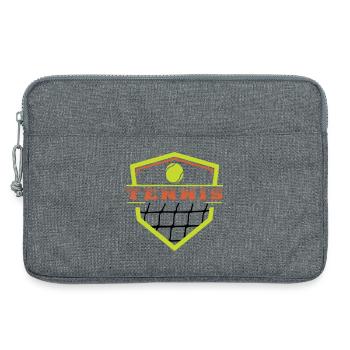 Logo Tennis  - Sacoche pour ordinateur portable 13 pouces - gris chiné - Devant