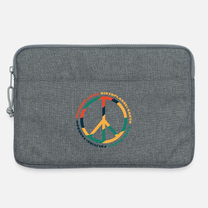 Menschenrechte - Laptoptasche 13" - Grau meliert