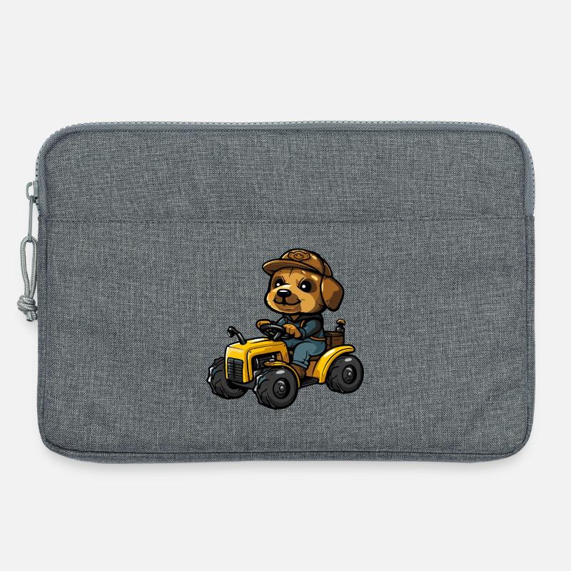 Wal Traktor Farmer - Laptoptasche 13" - Grau meliert