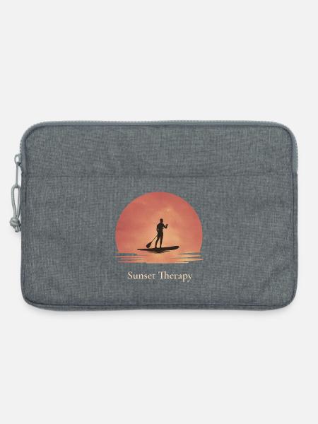 Sunset Therapy SUP - Laptoptasche 13" - Grau meliert