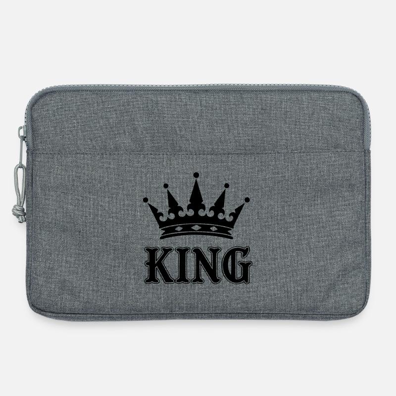 Crown king - Laptop bag 13" - heather grey