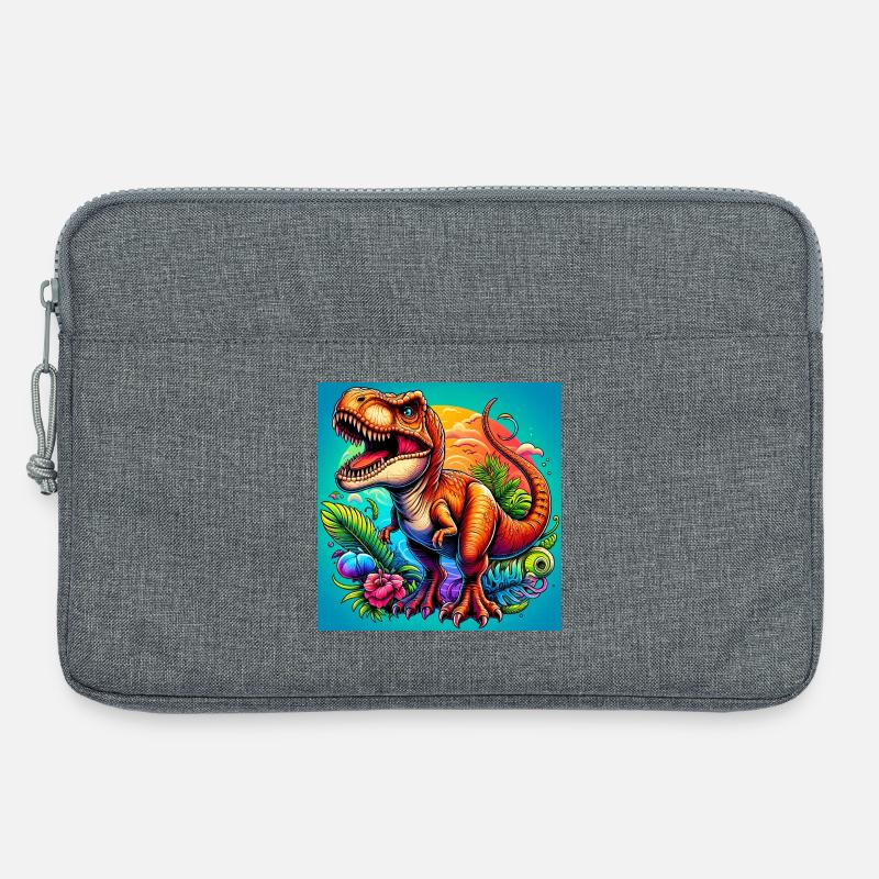 Dinosaurier - Laptoptasche 13" - Grau meliert