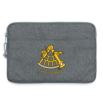 Sextant - Navigation Captain Sailing Sea Offshore - Laptop bag 13" - heather grey - Front