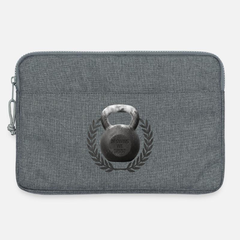In Swing vertrauen wir - Laptoptasche 13" - Grau meliert