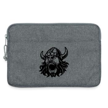 Wikinger Black Head - Laptoptasche 13" - Grau meliert - Vorne