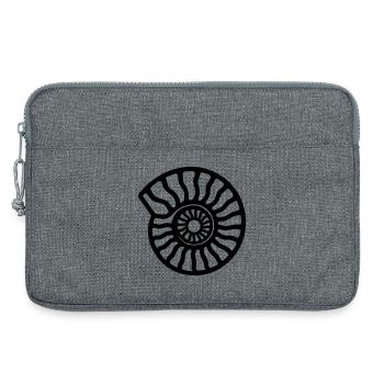 ammonite - Sacoche pour ordinateur portable 13 pouces - gris chiné - Devant