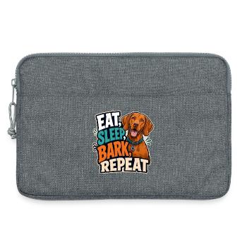 Ungarischer Pointer - Laptoptasche 13" - Grau meliert - Vorne
