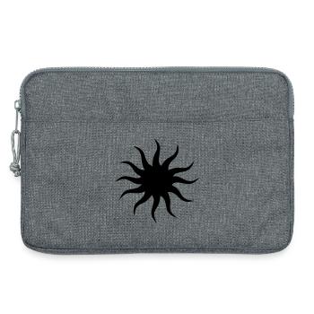 Sun - Laptop bag 13" - heather grey - Front
