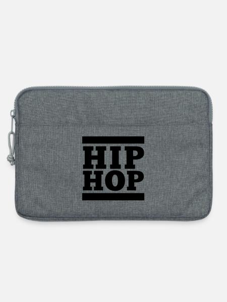 HIP HOP, Das hat mit Hip Hop nichts zu tun - Laptoptasche 13" - Grau meliert