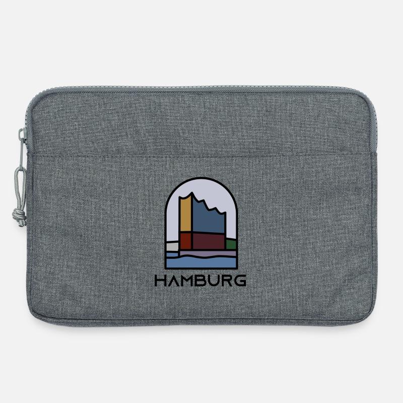 Hamburg - Philharmonie - Laptoptasche 13" - Grau meliert