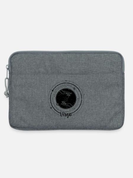 Sternzeichen Jungfrau - Laptoptasche 13" - Grau meliert