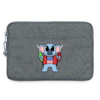 Préposé à la station-service Station d’essence Koala - Sacoche pour ordinateur portable 13 pouces - gris chiné - Devant