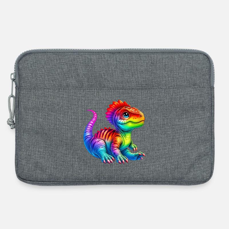 Dinosaurier - Laptoptasche 13" - Grau meliert
