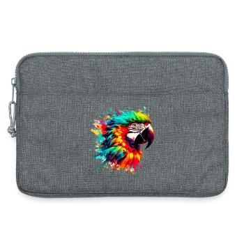 Papagei - Laptoptasche 13" - Grau meliert - Vorne