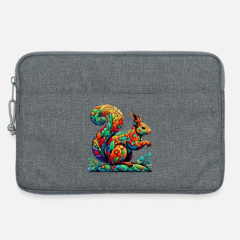 Eichhörnchen - Laptoptasche 13" - Grau meliert