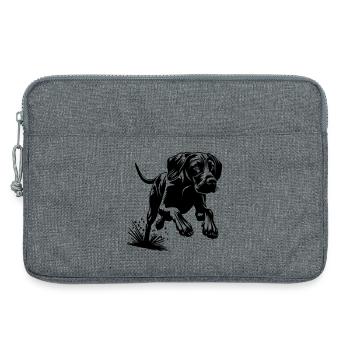 Magyar Vizsla - Laptop bag 13" - heather grey - Front