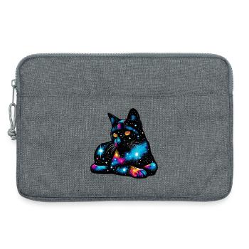 Katze - Laptoptasche 13" - Grau meliert - Vorne