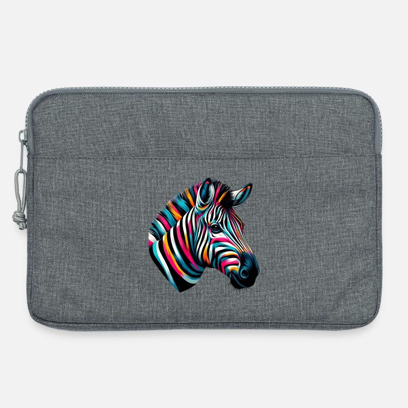 Zebra - Laptoptasche 13" - Grau meliert