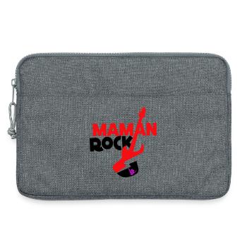 Rock Mama - Laptoptasche 13" - Grau meliert - Vorne